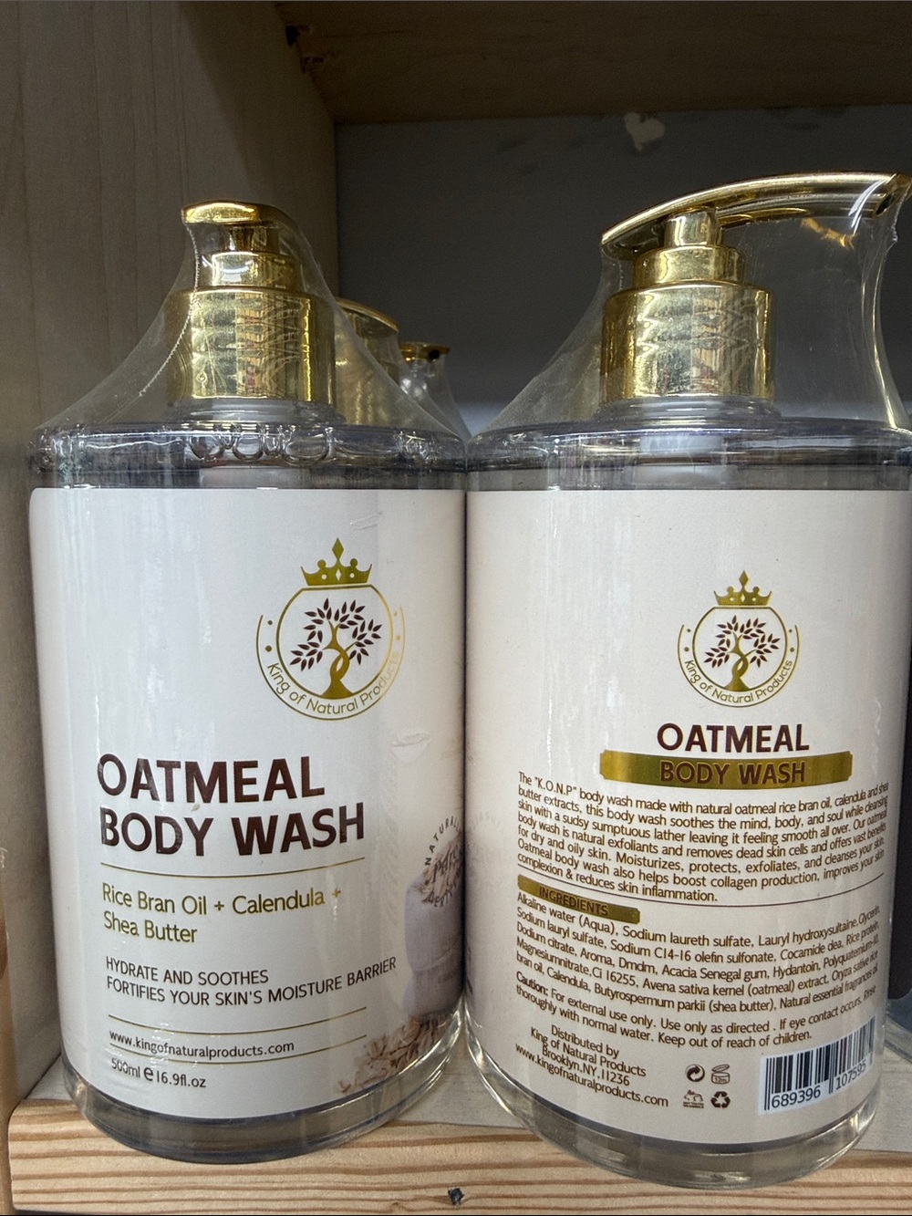 OATMEAL BODY WASH | 100% ORGANIC | KING OF NATURAL PRODUCTS